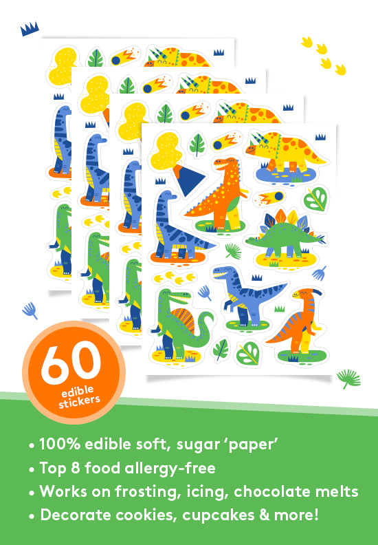 Little Dinos Stickies® Edible Stickers