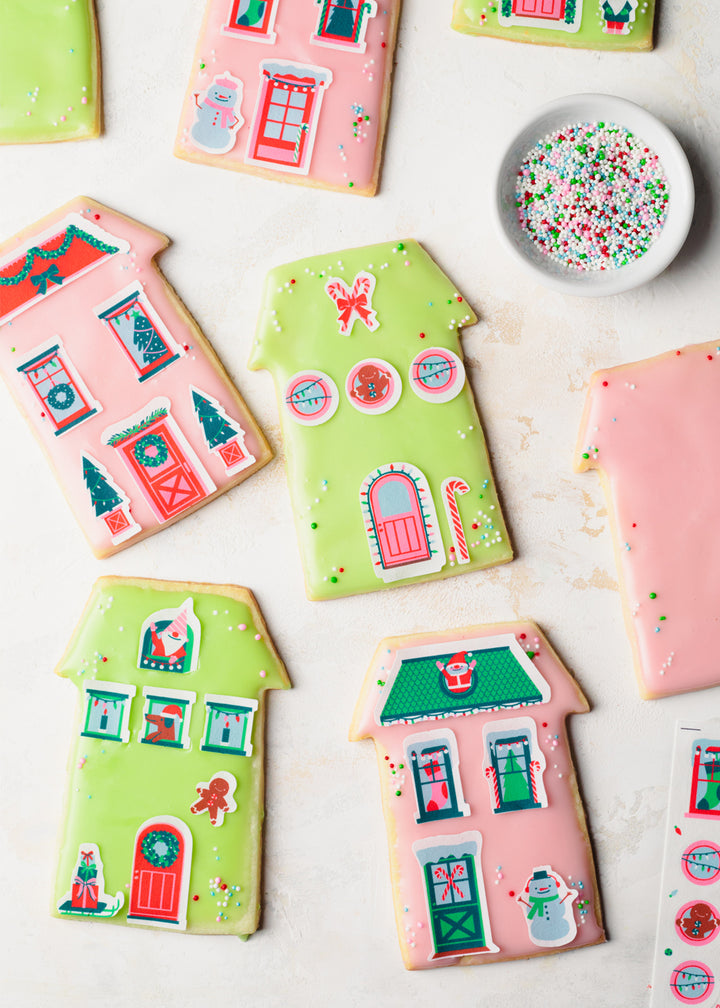 Holiday Village Stickies® Edible Stickers
